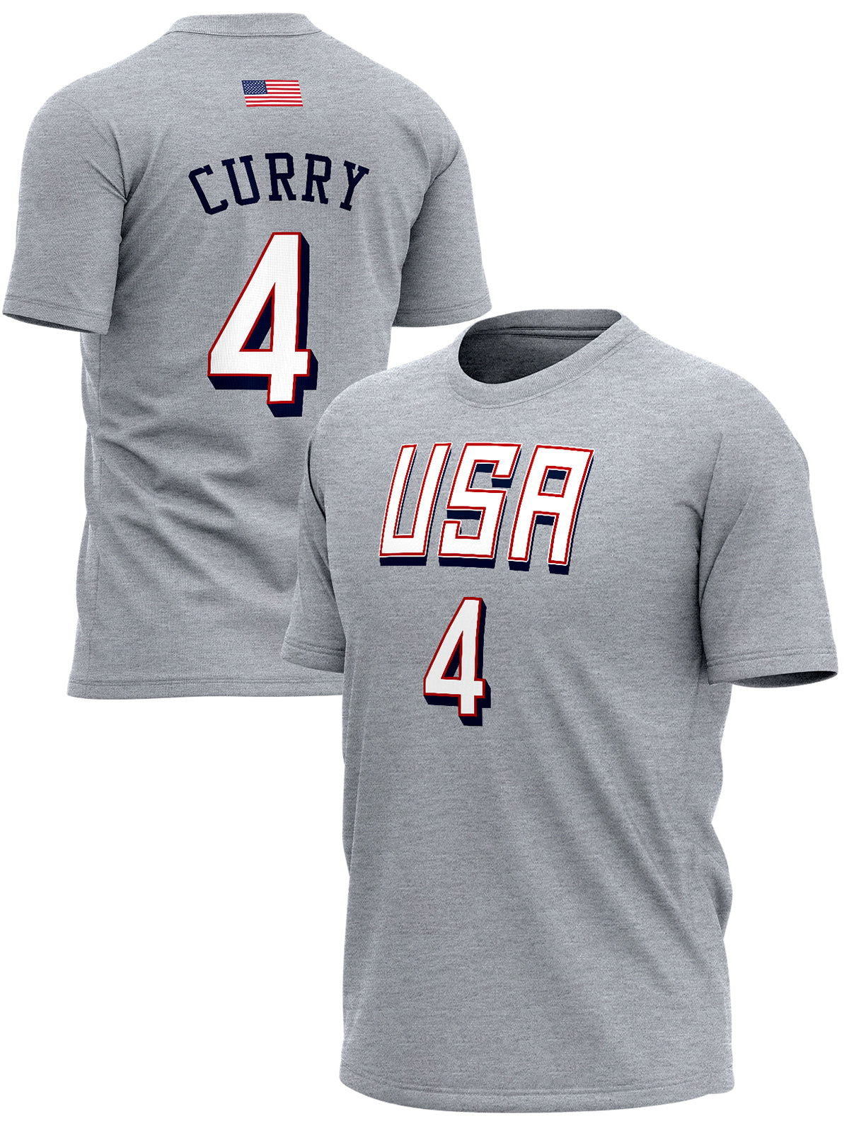 Košarkaška Reprezentacija SAD CURRY Majice KR-SAD-MJ004 - FANS STORE -