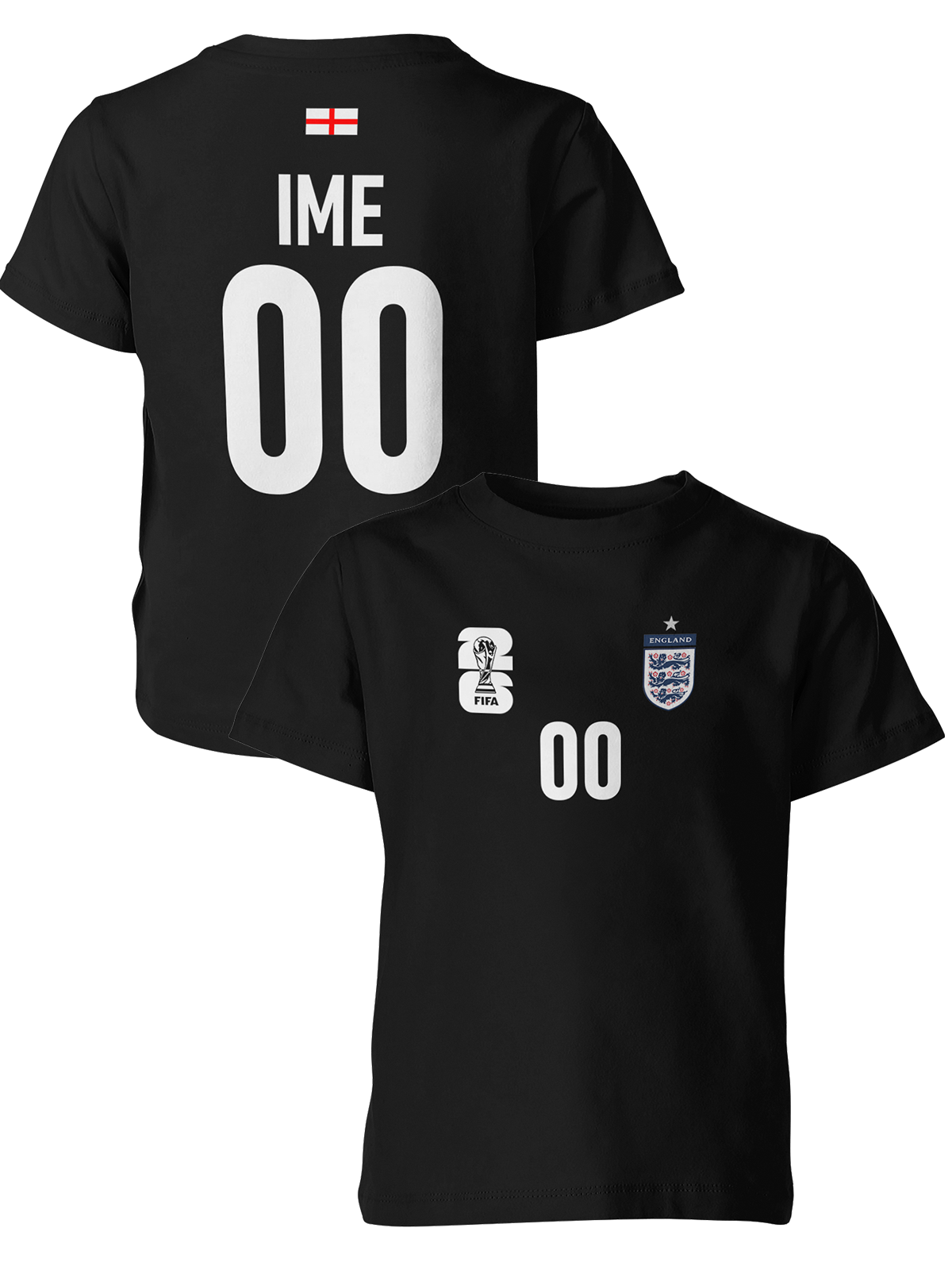 Dečiji Majice Engleska Personalizovan FWC 2026 ENG-FWC-DJMJ06