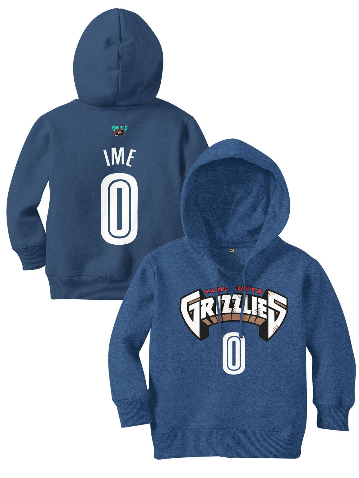 Dečiji Duksevi Memphis Grizzlies Personalizovani GRZZ-TM-DJDK0001 - FANS STORE -