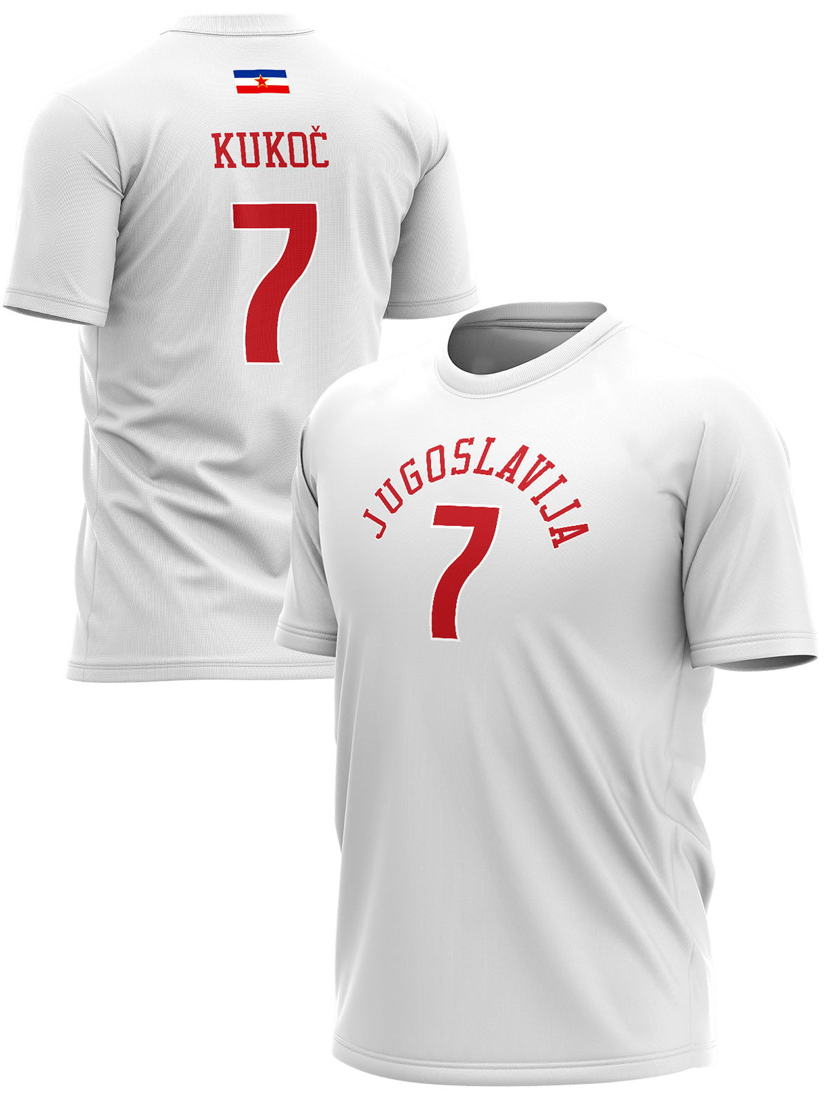 Košarkaška Reprezentacija Jugoslavija Toni Kukoč Majice KR-J-MJ004 - FANS STORE -