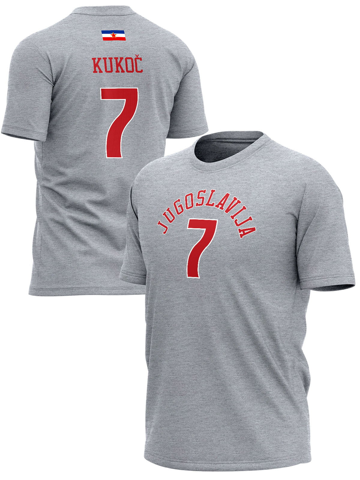 Košarkaška Reprezentacija Jugoslavija Toni Kukoč Majice KR-J-MJ004 - FANS STORE -
