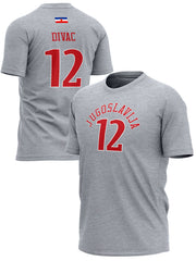 Košarkaška Reprezentacija Jugoslavija Vlade Divac Majice KR-J-MJ003 - FANS STORE -