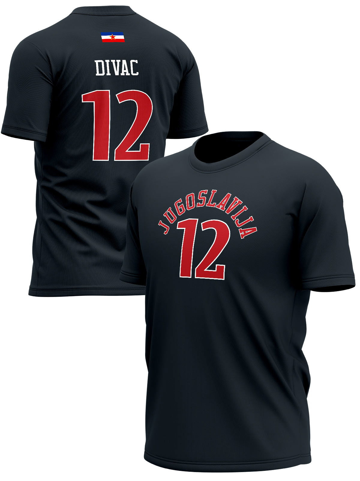 Košarkaška Reprezentacija Jugoslavija Vlade Divac Majice KR-J-MJ003 - FANS STORE -