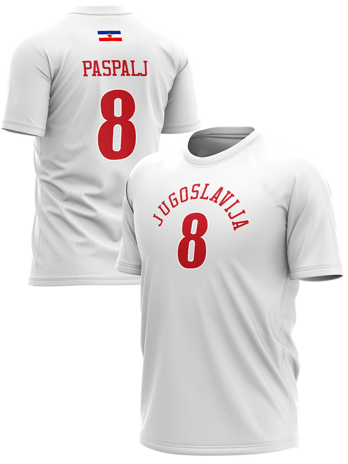 Košarkaška Reprezentacija Jugoslavija Žarko Paspalj Majice KR-J-MJ006 - FANS STORE -