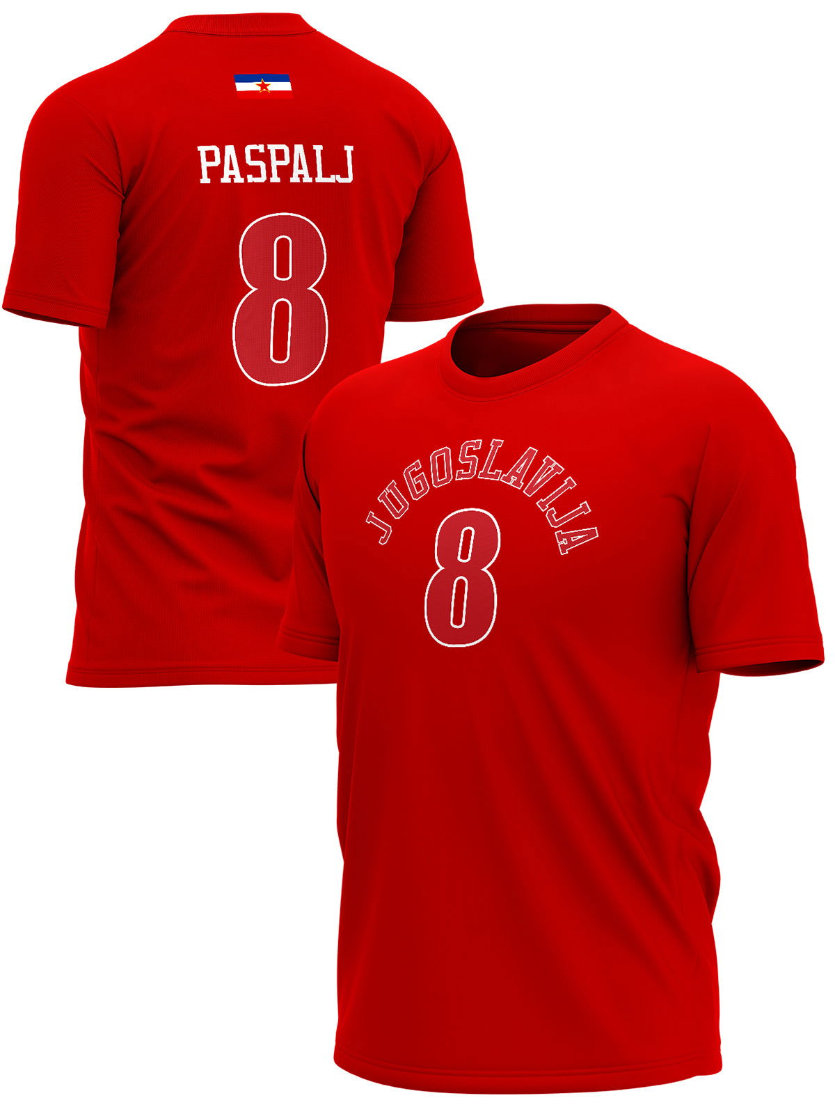 Košarkaška Reprezentacija Jugoslavija Žarko Paspalj Majice KR-J-MJ006 - FANS STORE -