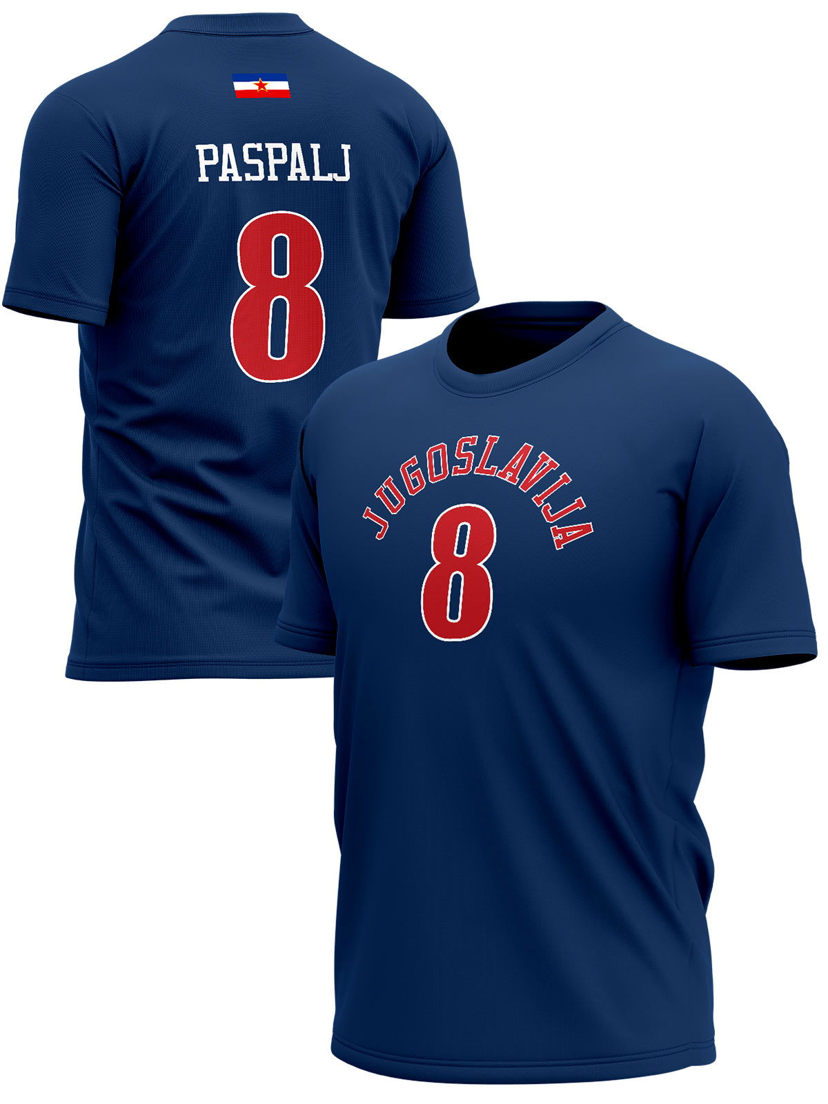 Košarkaška Reprezentacija Jugoslavija Žarko Paspalj Majice KR-J-MJ006 - FANS STORE -
