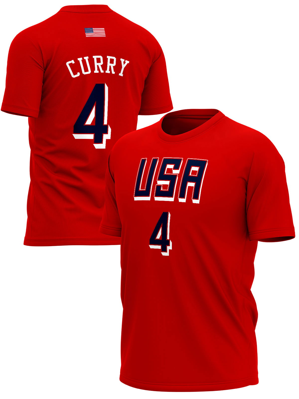 Košarkaška Reprezentacija SAD CURRY Majice KR-SAD-MJ004 - FANS STORE -