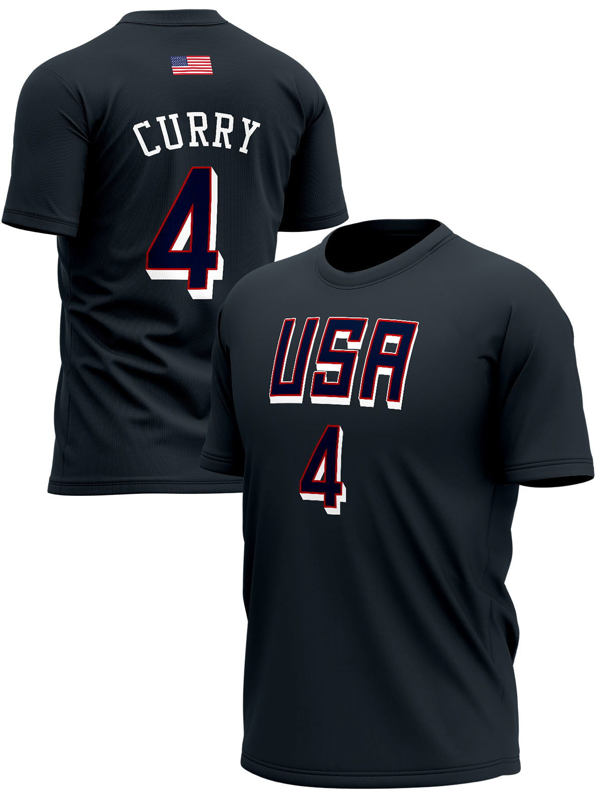 Košarkaška Reprezentacija SAD CURRY Majice KR-SAD-MJ004 - FANS STORE -