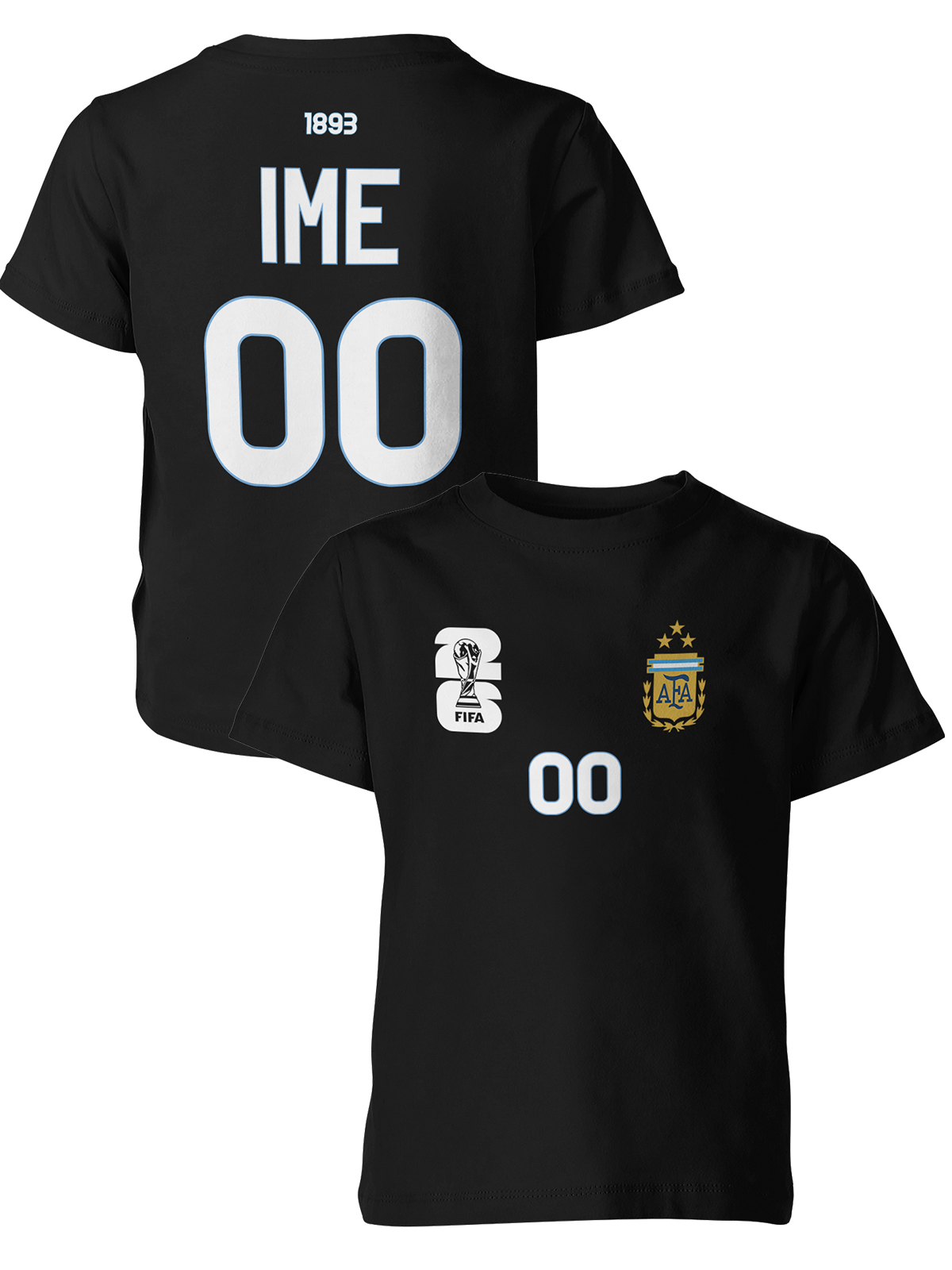 Dečiji Majice Argentina Personalizovani FWC 2026 ARG-FWC-DJMJ002